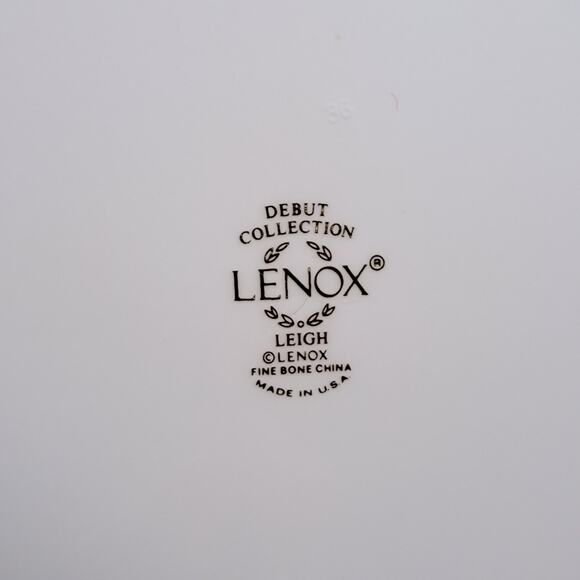 Lenox Debut Collection Leigh Accent Luncheon Plate Urban Lights Set of 4 - Picture 3 of 6